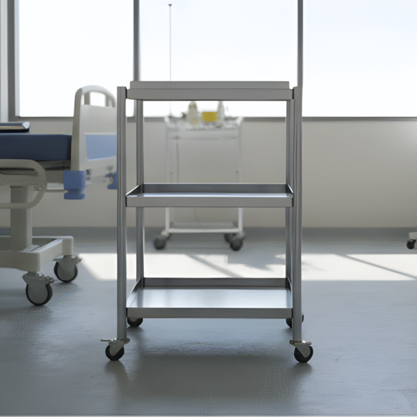 Stainless Steel Bedside Locker with Three Shelves – Balaji Enterprises