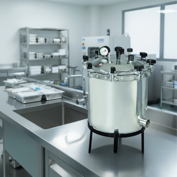 Steam Sterilizer / Autoclave – Heavy-Duty Aluminum & Stainless Steel Sterilizer by Balaji Enterprises